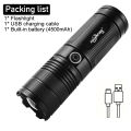 HaixnFire G45 Camping light USB rechargeable flashlight 4500 lumens Scalable zoomf loodlight Patrol light Barbecue lamp. 