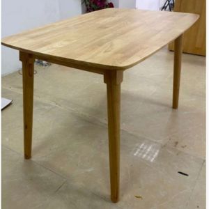 BỘ BÀN ĂN 4 GHẾ GỔ CAO SU BỘC NÊM SIMILI.