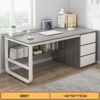 Computer Table With Drawer Computer Desk Study Desk Office Desk Multifunction Home Office Writing Study Desk Meja