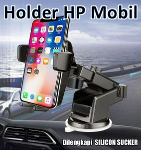 Holder HP Mobil Plus Silicon Sucker dapat diputar 360 derajat