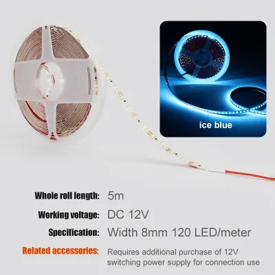 5M 10M LED Strip 12V 24V 120LEDs/m LED Lights High Brightness White/Red/Green/Blue/Golden/Pink/Ice