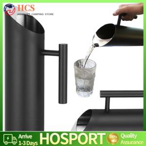 【HCS】Stainless Steel Water Pitcher Water Jug Ergonomic Handle Cold Drinking Jug Water Serving Pot for Tea Or Other Beverage