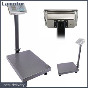 [Vktech] Computing Digital Platform Scale AC/DC Power Supply Digital Floor Large Platform Weight Computing Digital Scale for Luggage Shipping Postal Commercial