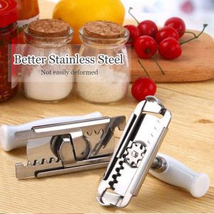 Stainless Steel Jar Opener Screw Capping Tool Adjustable Multifunctional Bottle Opener Fit Seniors Women Chilren Kitchen Gadget