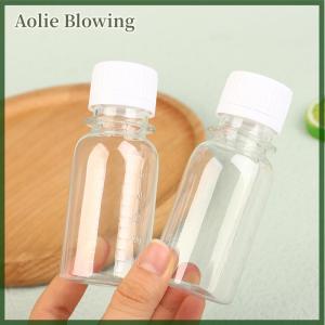 Aolie 5Pcs 60ML Small Plastic Bottles Ginger Bottles With Caps Mini Juice Bottles Reusable Liquid Bottle Container Leak Proof