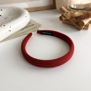 Bando Bandana Scrunchie Scrunchy Kain Busa Tebal Wanita Cewek Korea Korean Style Headband Cloud Polos Nagita Empuk Lembut Warna Pastel Hair Band