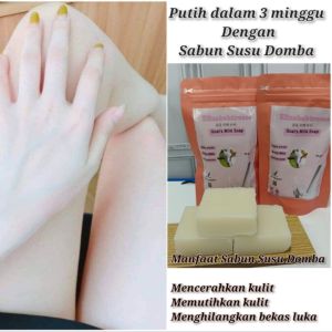 SABUN SUSU DOMBA PENCERAH KULIT/MENCERAHKAN DAN MEMUTIHKAN TUBUH