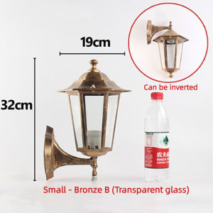 LED Garden Yard Path Way Wall Lamp lampara sa dingding Vintage Wall Lights Outdoor Waterproof Light Yard Light with bulb