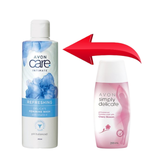 Simply Delicate Cherry Blossom pH-Balanced Feminine Wash by Avon 250ml  Mabango Mabula Mildnew