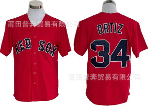 Boston Red Sox Boston Red Sox Besbol Jersi Sulaman Teknologi Borong