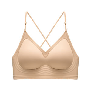 Womens Invisible Bra Impermeable Front Invisible Color Gathering Underwear With Bra Dressing Tips