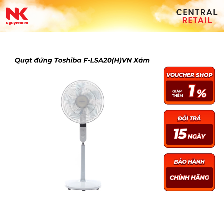 Quạt đứng Toshiba F-LSA20(H)VN Xám