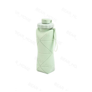 600ML Foldable Tumbler Silica Gel Foldable Bottle Leak Proof Outdoor/Collapsible Water Bottle