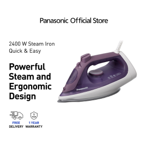 Panasonic NI-S630 Steam Iron With Powerful Steam For Quick And Easy Ironing NI-S630VSK