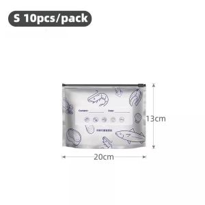 30/ 10pcs Aluminum foil food storage bag leak proof fresh keeping bag reusable fresh-keeping bag