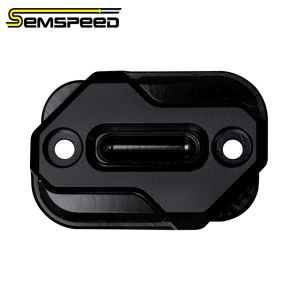 SEMSPEED Motorcycle CNC Front Brake Master Fluid Cover Oil Tank Reservoir Cup For Yamaha NMAX 155 150 125 V1 V2 V3 2015-2025
