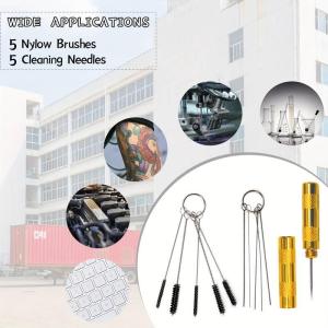 Airbrush Cleaning Kit Set Spraygun Tatoo Machine Engine