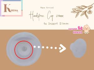 Kireina handsfree Cup 24mm - Insert 21mm/Breast pump insert 21mm