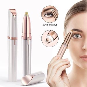 Alat Pencukur Alis Wanita Elektrik Tanpa Kabel - Eyebrow Trimmer Portable + Kabel Data
