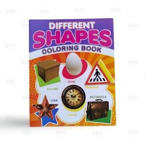 Learning Different Shapes Coloring Book 12Pages Kids School Paper Crayon DIY Drawing Set Childrens