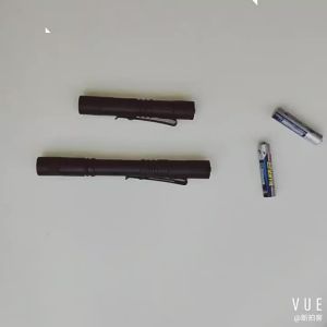 Mini Pen-shaped High-beam Flashlight with Aluminium Alloy Body and Size 7 Dry-battery Power Verified Details: R3 1.5V 1.5cm Lighting Equipment for Home Desk Display Vehicle Work or Outdoor