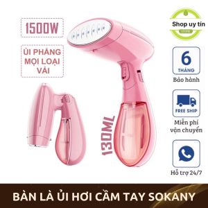 Bàn ủi hơi nước cầm tay Sokany chính hãng - Bàn là hơi nước gấp gọn du lịch tiện lợi SOKANY