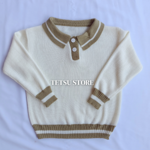 Kemeja Polo Rajut Anak / Polo Shirt Anak / Atasan Anak Cowo / Kemeja Wangki Anak / Kaos Polo Anak Laki - Laki / Kemeja Tangan Panjang Anak