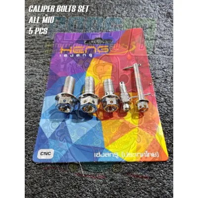 HENG CALIPER BOLTS SET MIO/M3/SOULTY/NMAX/AEROX v1/v2
