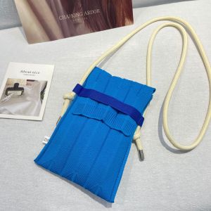 🔥 SG READY STOCK🔥Korean Style Mini Knitted Shoulder Bag Fashion Mini Organ Pleated Knitting Shoulder Bag Messenger Bag Korean Niche Design Phone Purse Small Crossbody Bags