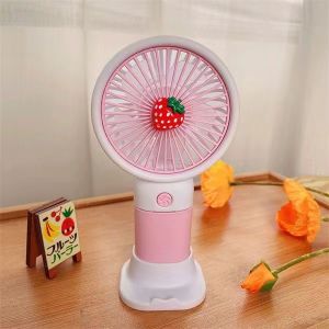 [Bisa Berdiri] Kipas Angin Genggam Mini Portable Bentuk Buah Warna Cantik Mini Fan Bisa Untuk Stand HP