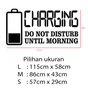 Stiker Dekorasi Unik Lucu Kaca Dinding Rumah Cafe Restaurant Kafe Office Home Decor Kantor Toko Hiasan Dinding Wall Custom Cutting Sticker Charging