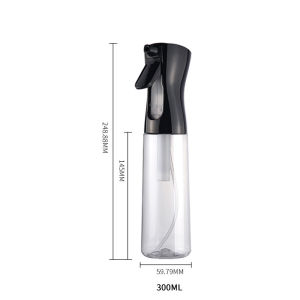 300ml High Pressure Spray Bottle Continuous Spray Nano Fine Mist Sprayer Alcohol Atomizer Dispenser