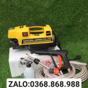 Máy rửa xe gia đình giá rẻ SAKURA 3500W áp lực cao bh 12th