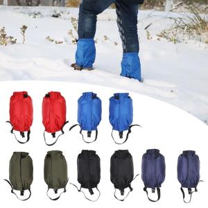 Adjustable Leg Gaiters Leg Cover Hiking Ankle Gaiters for Snowshoeing & Snow Skiing Trekking Feet Watertight Leggings