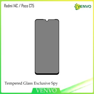 VENVO - Tempered Glass Exclusive Anti Spy Xiaomi Redmi A5 4G 14C Poco C71 C75