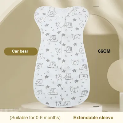 Baby Sleeping Bag Swaddle Cotton Breathable Comfortable Baby Wrap Anti-Shock Jumping Swaddle Childrens Day gift