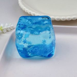 STAR FRUIT Đồ chơi giảm căng thẳng hình khối gel bông tuyết độ trong suốt cao dành cho trò chơi giác quan và giảm lo âu