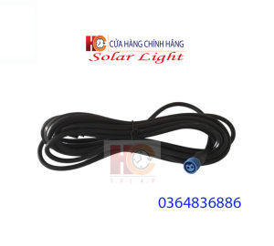 Dây nối đèn năng lượng mặt trời HC Solar light dài 5m Đầu nối chắc chắn Chống thấm nước