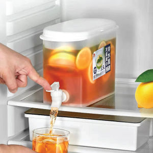 3.5L Transparent Water Dispenser Jug Drinking Water Bottle With Tap Beverage for Fridge / Bekas Air Tong