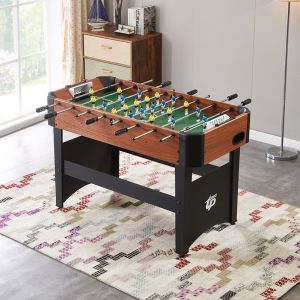 Bàn Bi Lắc Bóng Đá Cỡ Lớn 12m Banh Bàn Foosball Oxford Coffee 1m2 Thi Đấu Cho Gia Đình Văn Phòng Kinh Doanh HD Sport