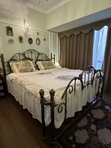[CozyNest ]Northern Europe Bed Splicing Together Single Bed Artistic Style Platform Bed Simplicity Double Bed