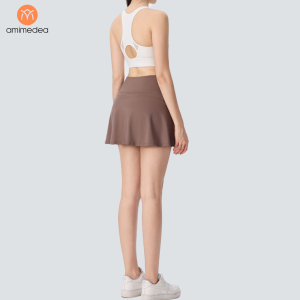 Chân Váy Ngắn 2 Lớp Thể Thao Nữ AMI MEDEA - Cạp Cao  tập gym chạy bộ tennis pickleball 8820