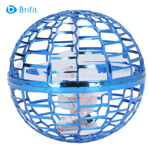 Brifit Flying Ball Toys for Children Flying Fans Your Childrens UAV Swing Induction Ball with LED Lights Remote Control Swing Pass Suspend Lift-off