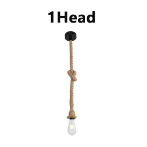 【Local Warehouse】Retro Hemp Rope Pendant Light AC90-260V Vintage E27 LED Light Bulb Pendant Lamp Industrial Lamp Loft Home for Decor Hang Lamp LED Vintage Hemp Rope Pendant Lamp Creative Country Style Loft Pendant Light Cafe Droplight Restaurant Hanging
