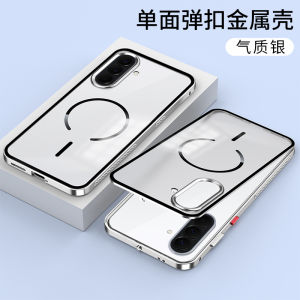 Case For Samsung Galaxy A37 Case Aluminium Alloy Metal Frame Matte Transparent Acrylic Cover For Samsung A 37 5G