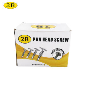 2B Pan Head Screw 1000pcs 500pcs Self Tapping Drilling Screws 4.2x1/2 for Metal PHS-12