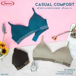 Bra Tanpa Kawat Sorex Casual Comfort 65003