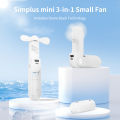 Simplus Portable Mini Fan 2000mah/4800mAh Handheld Fans Hand USB Cooling Foldable Whisper Quiet Led Light. 