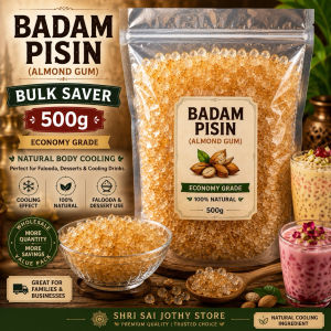 Almond Gum Badam Pisin Economy Grade | Getah Anggur | Gond Kathira