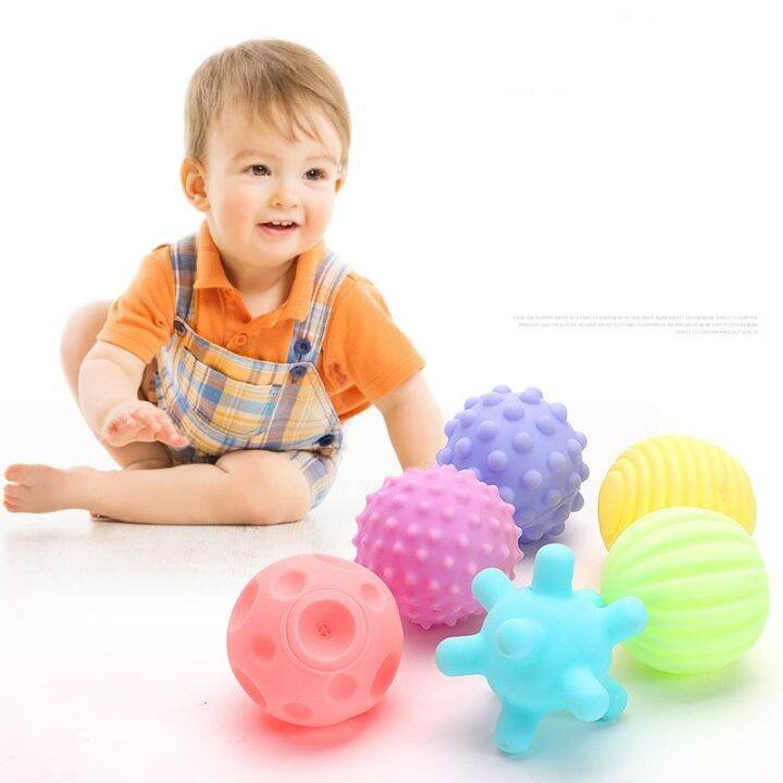 cod Sensory Balls For Kids Massage Soft Textured Ball Set Develop Baby ...